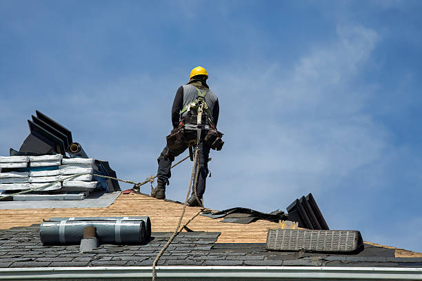 Professional Metal Roofing technician working in Pisgah Forest, NC
